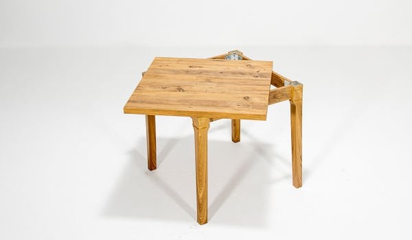 Asos ( Ceviz ) / Napolyon Mutfak Masa Takımı -Siyah