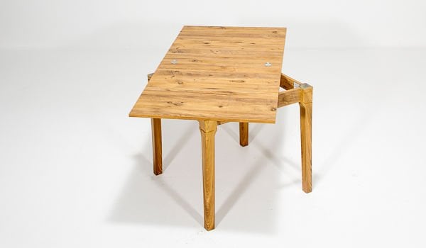 Asos ( Ceviz ) / Napolyon Mutfak Masa Takımı -Siyah