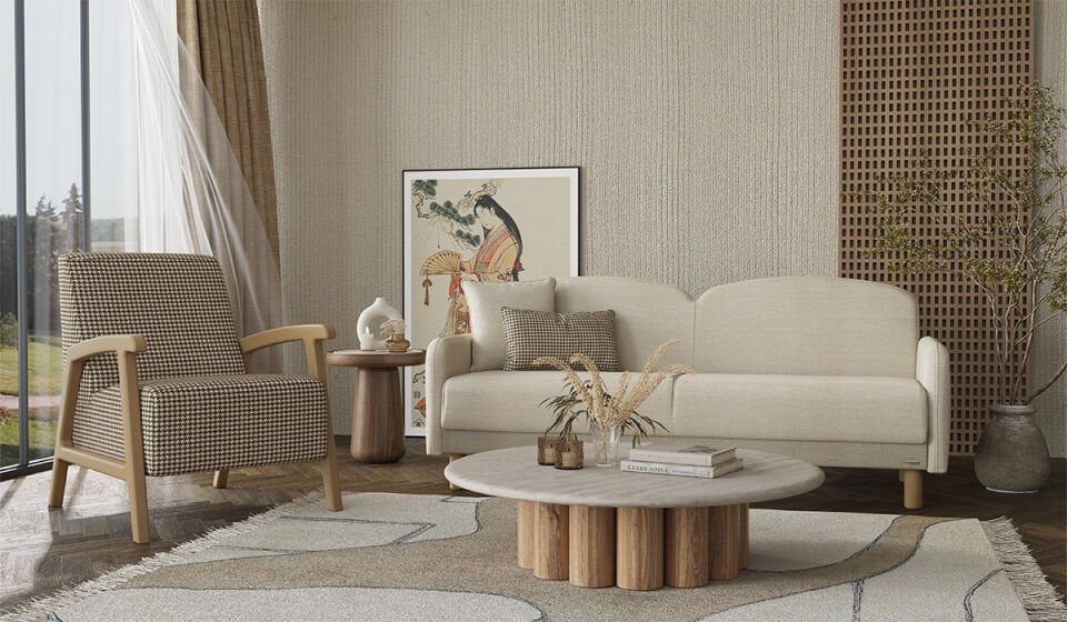 Eco Bohem Koltuk Takımı - Yeşil Kırlent