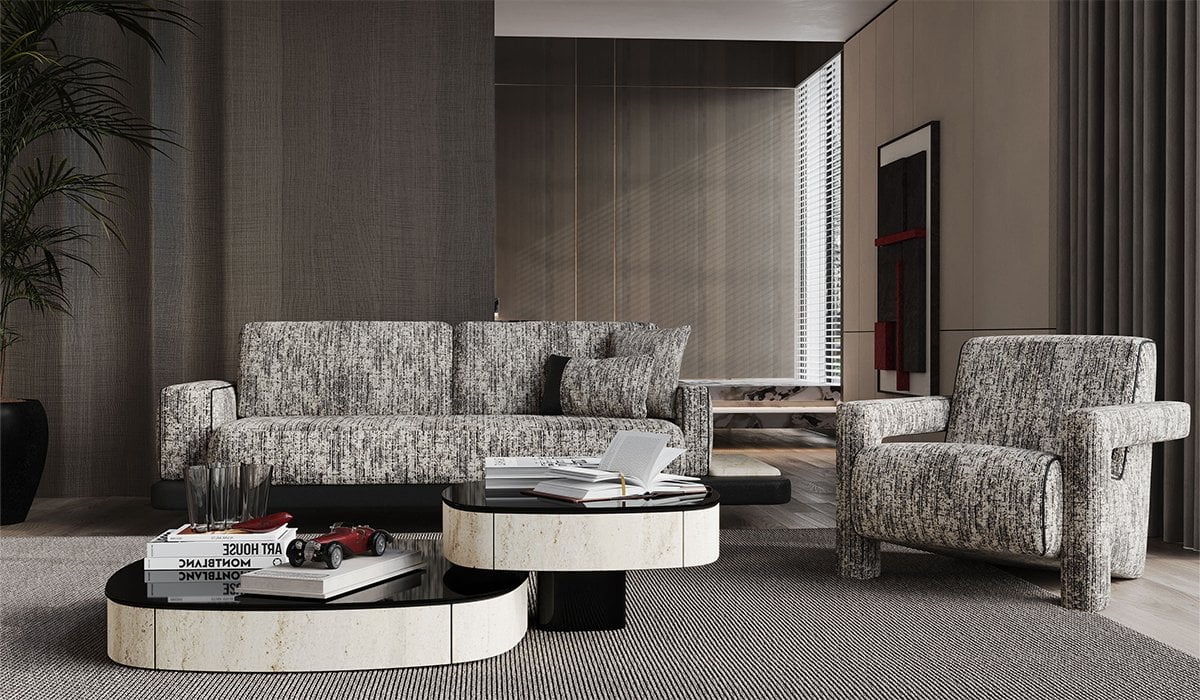 Hermes Koltuk Takımı - Siyah