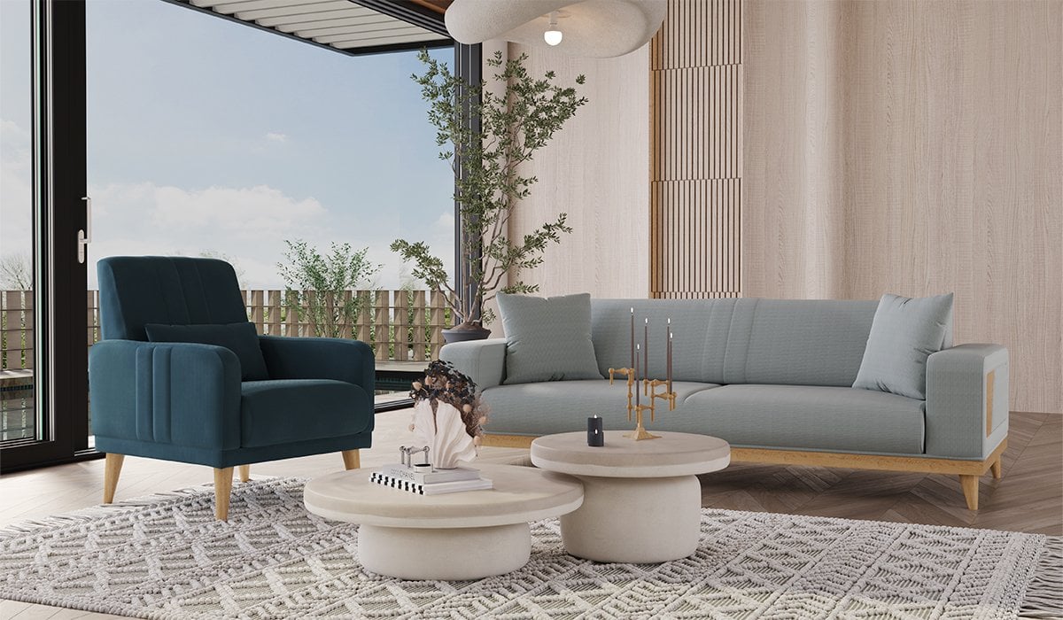 Nitra Koltuk Takımı Gri