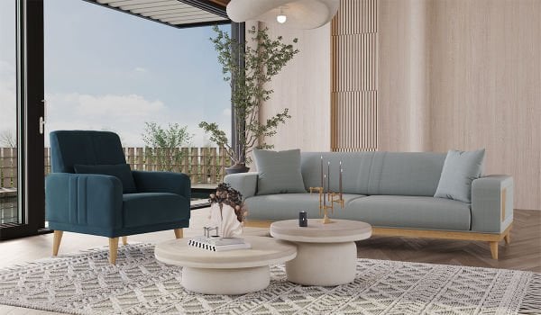 Nitra Koltuk Takımı Gri