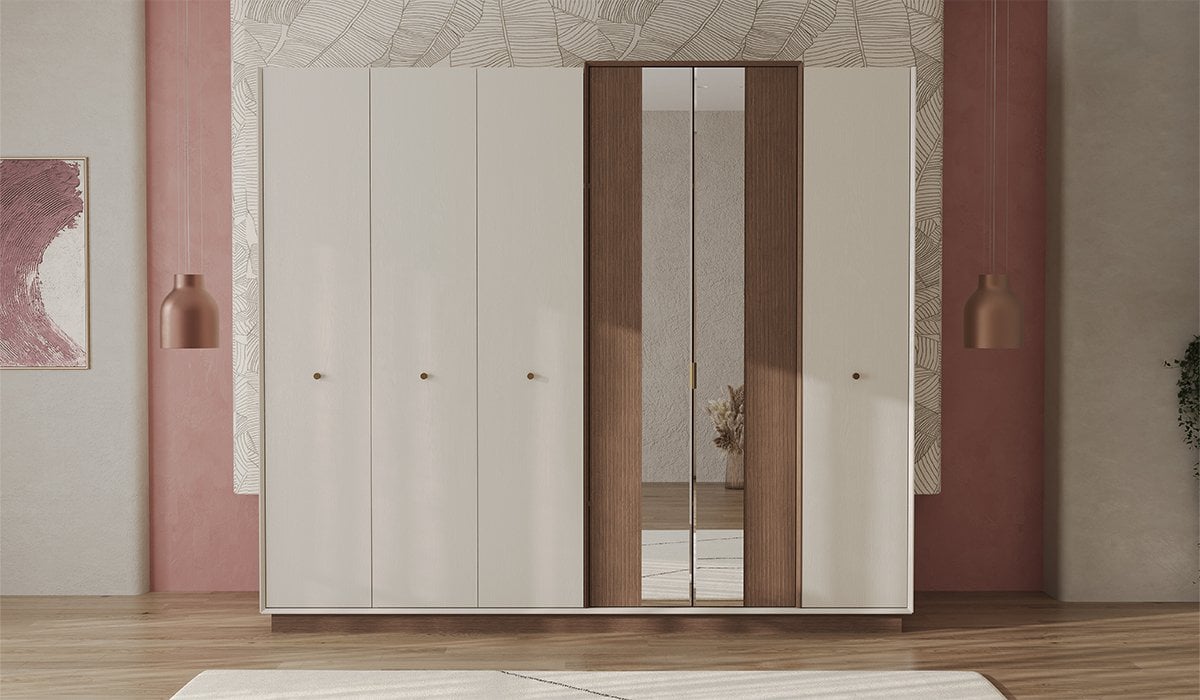 Linen 6 Kapaklı Gardırop