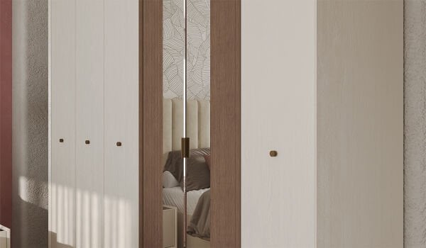 Linen 6 Kapaklı Gardırop