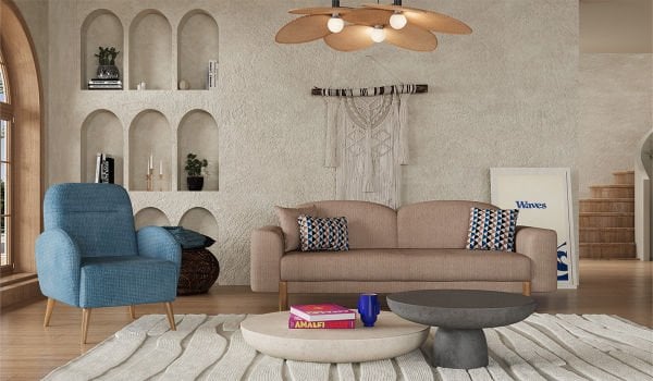 Bohem Plus Koltuk Takımı - Kahve