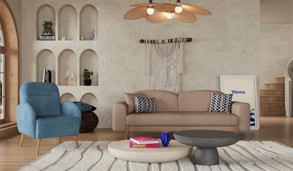 Bohem Plus Koltuk Takımı - Kahve