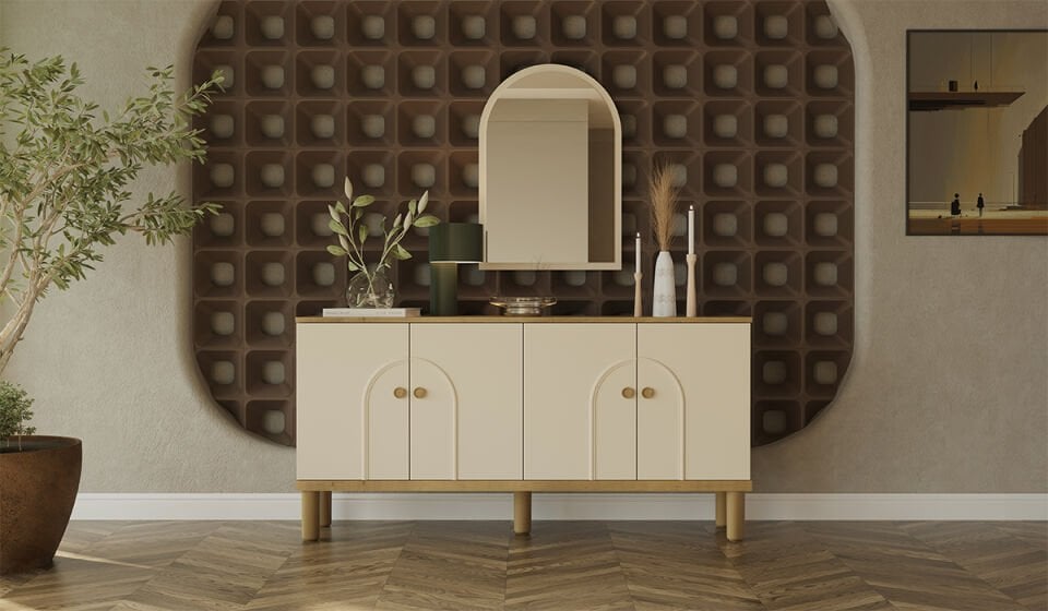 Eco Bohem Yemek Odası - Cappucino