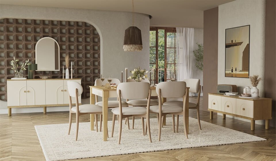 Eco Bohem Yemek Odası - Cappucino