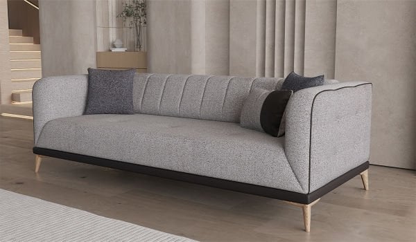 Bohem Koltuk Takımı - Gri Kampanyalı 3+3+1