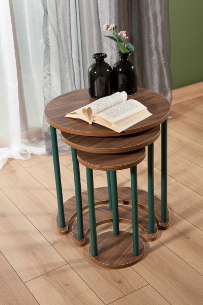 Olivya Üçlü Zigon Sehpa