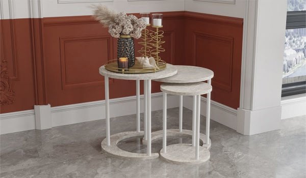 Lexus Üçlü Zigon Sehpa