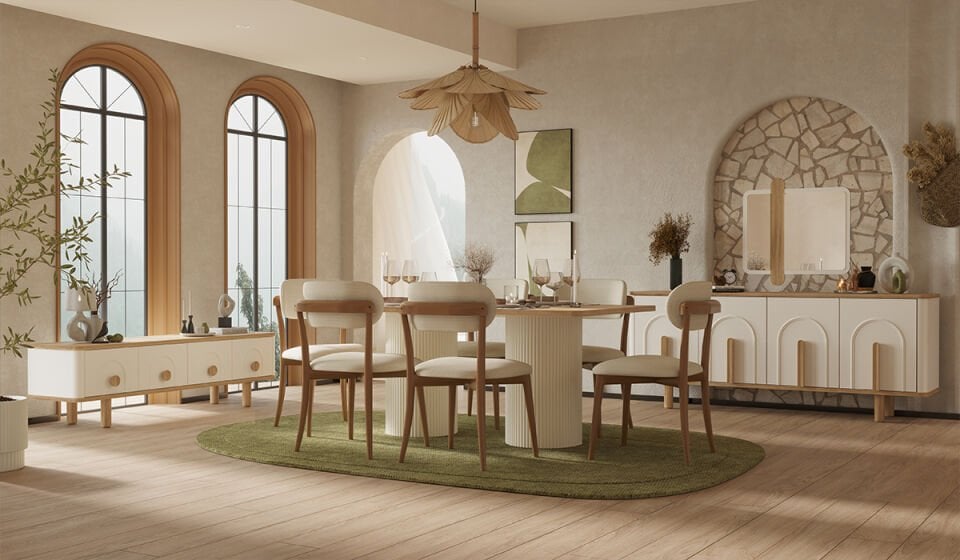 Bohem Plus Yemek Odası - Ceviz