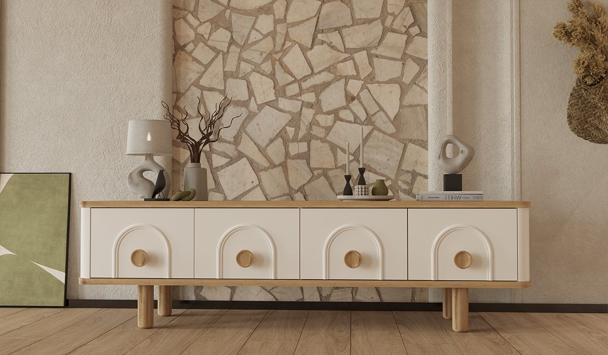 Bohem Plus Yemek Odası - Ceviz Tv Ünitesi