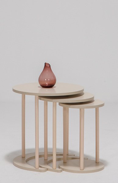 Linen Aksesuar Seti Üçlü Zigon Sehpa