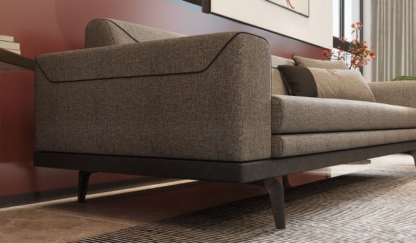 Arya İkili Koltuk - Gri