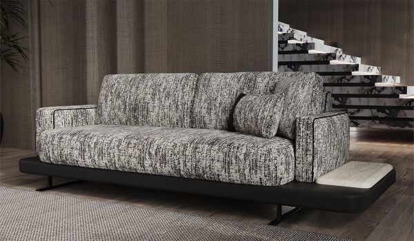 Hermes Üçlü Koltuk - Sehpalı