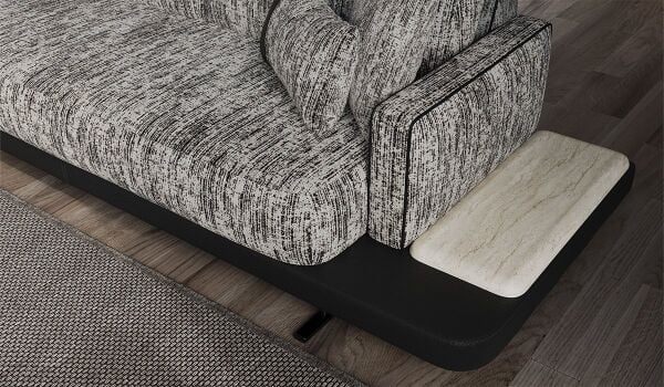 Hermes Üçlü Koltuk - Sehpalı