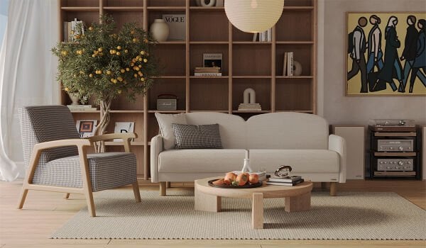 Eco Bohem Koltuk Takımı - Gri Kırlent