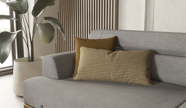 Linen İkili Koltuk Gri