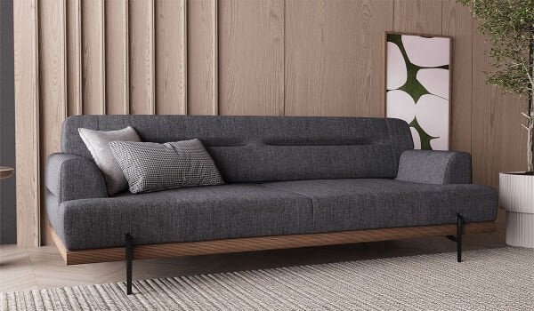 Linen Koltuk Takımı - Antrasit