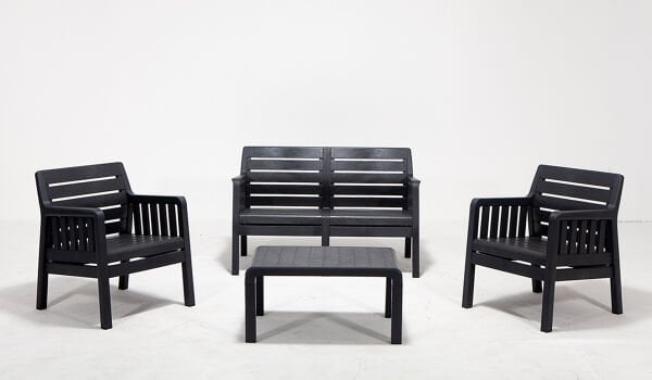 Lara 2+1+1 S Bahçe Oturma Grubu (Mindersiz)