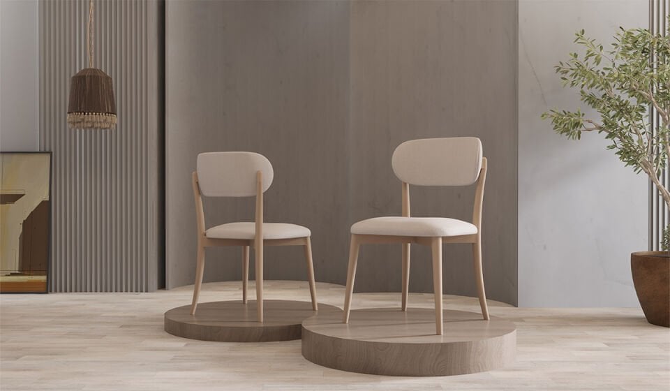 Eco Bohem Masa + 6 Adet Sandalye Takımı - Aytaşı