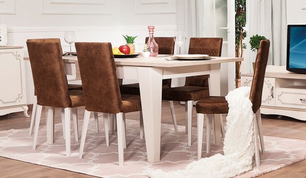 Grand Masa + 6 Adet Sandalye Takımı