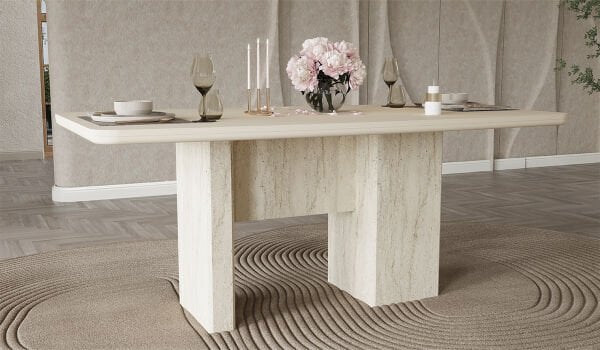 Nitra Masa + 6 Adet Sandalye Takımı