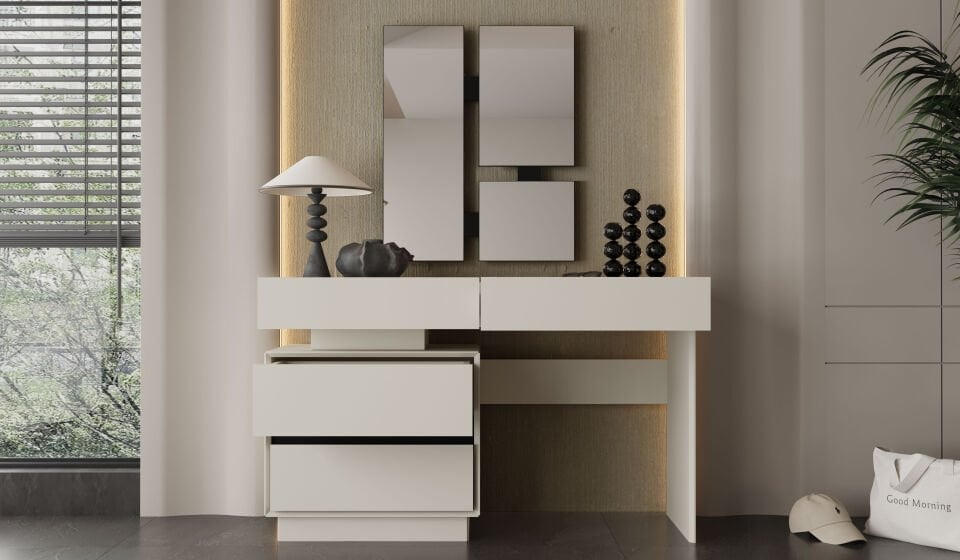 Bubble Yatak Odası Şifonyer Aynası