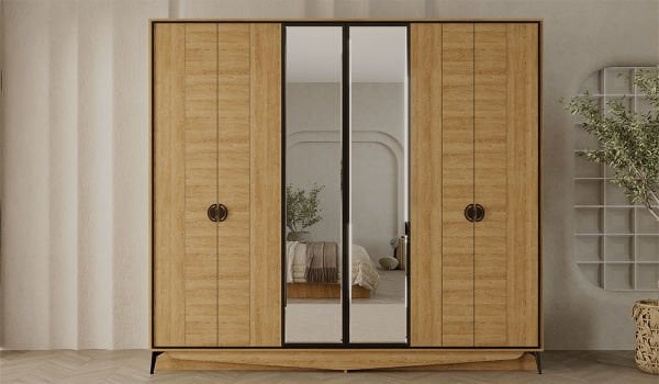 Megan 6 Kapaklı Gardırop