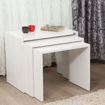 Promo Zigon Sehpa - Beyaz