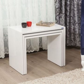 Promo Zigon Sehpa - Beyaz