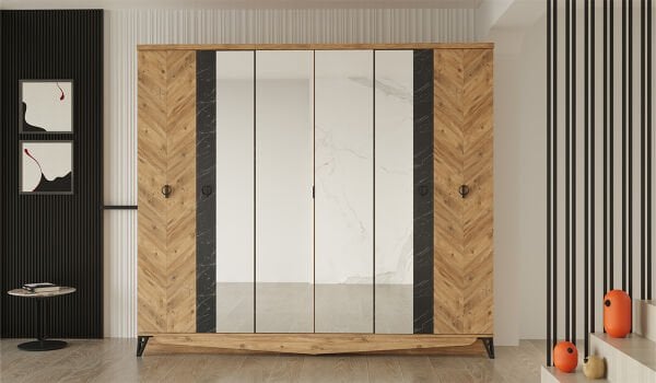 Avrupa 6 Kapaklı Gardırop