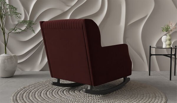 Nepal Sallanır Berjer Bordo