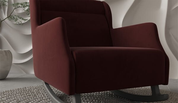 Nepal Sallanır Berjer Bordo