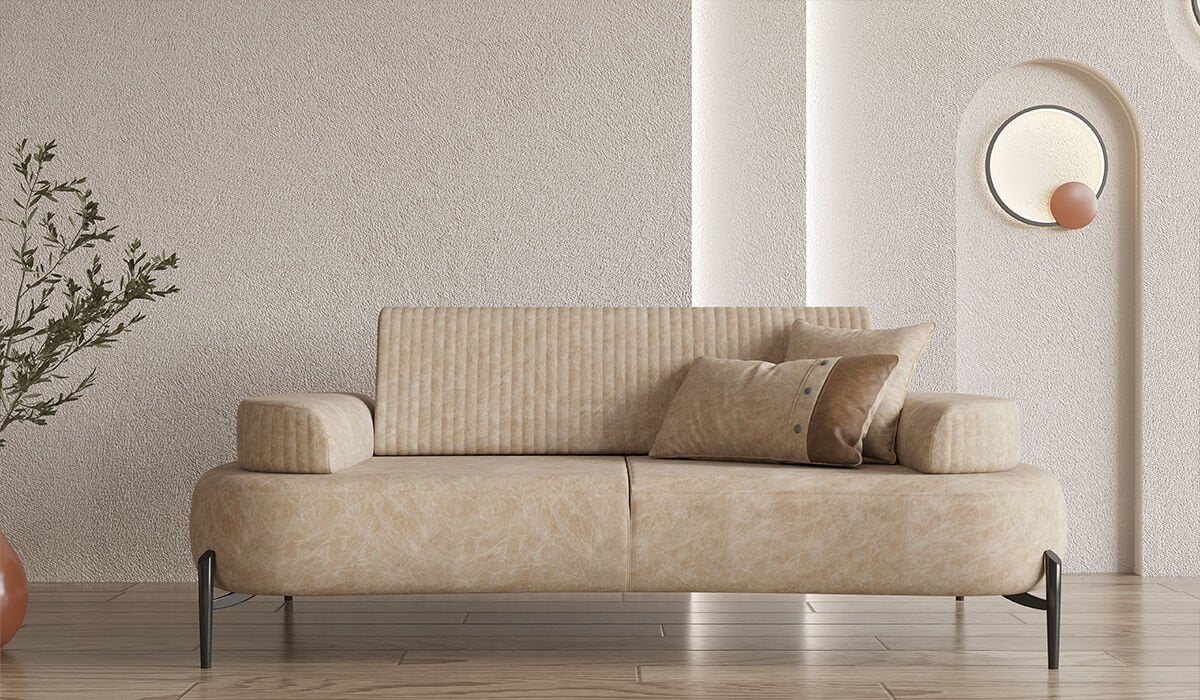 Cross İkili Koltuk Sütlü Kahve