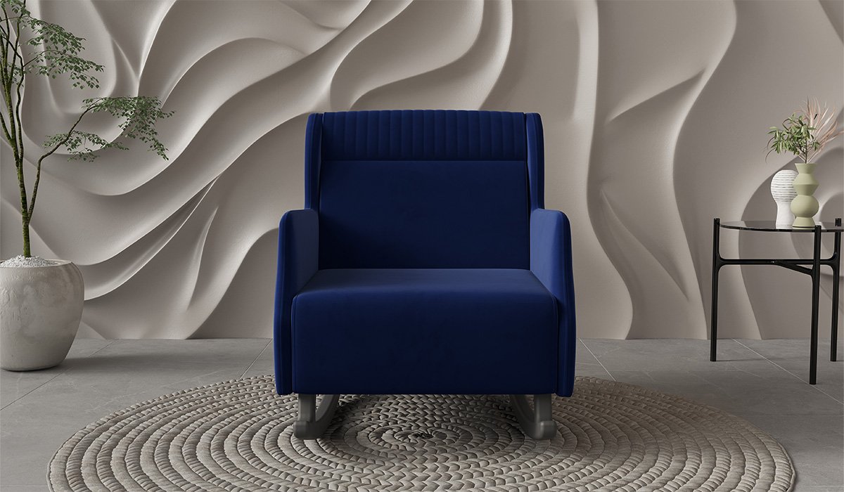 Nepal Sallanır Berjer Lacivert