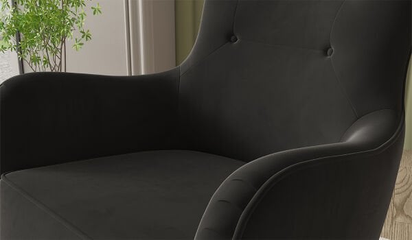 Roma Sallanır Berjer - Siyah (Online'a Özel)