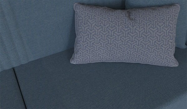 Rio Üçlü Koltuk - Mavi