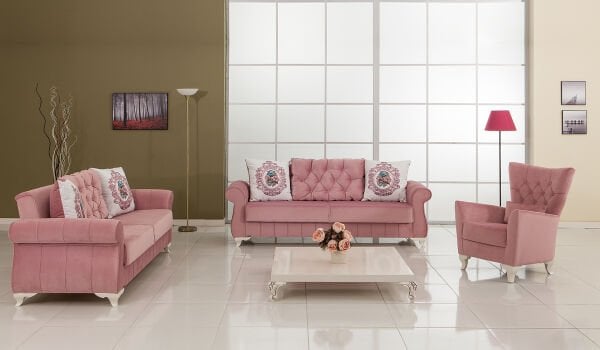 Bianco Koltuk Takımı - Pembe