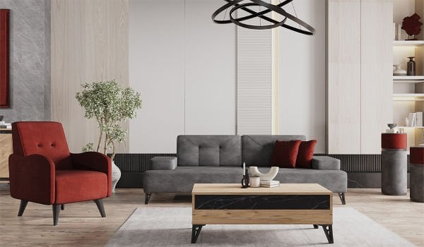 Avrupa Koltuk Takımı - Antrasit