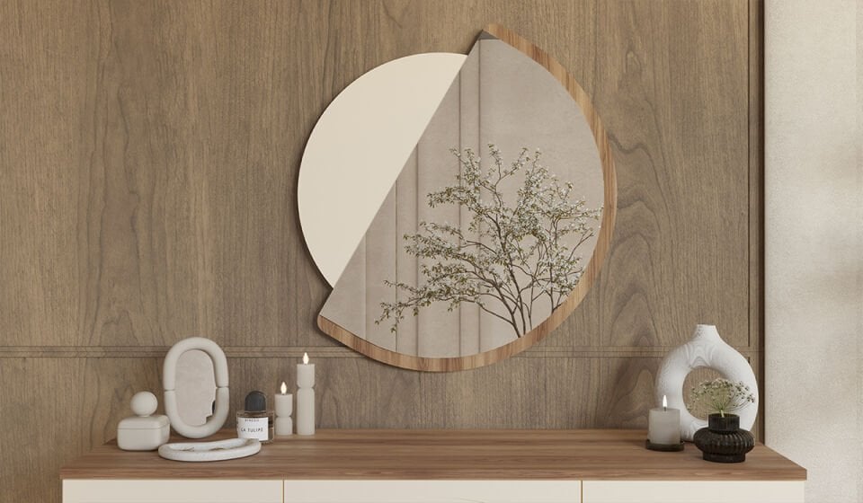 Bohem Düğün Paketi (Yatak+Karyola Hediye!) Konsol Aynası