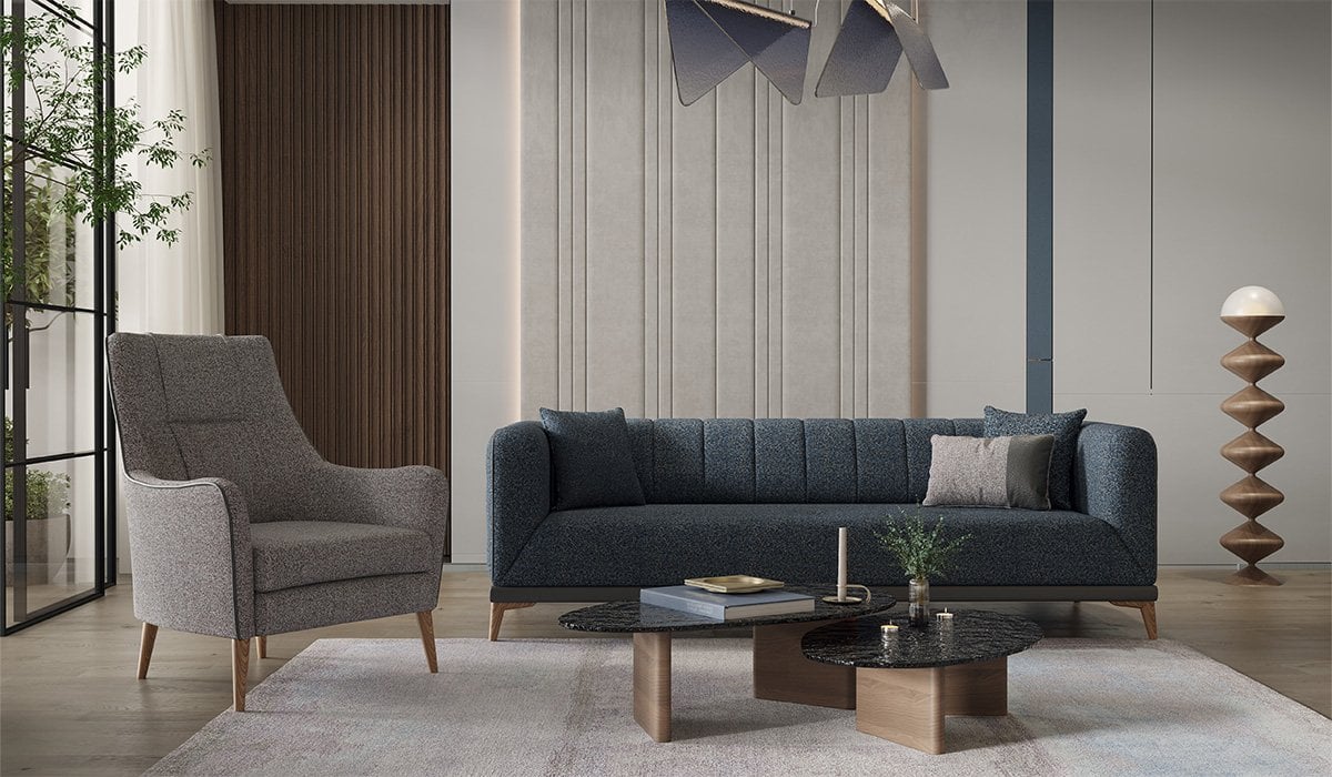 Bohem Koltuk Takımı -  Mavi