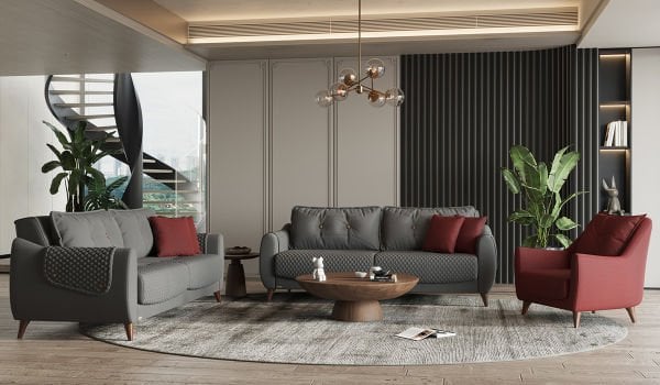 Olivya Koltuk Takımı - Antrasit