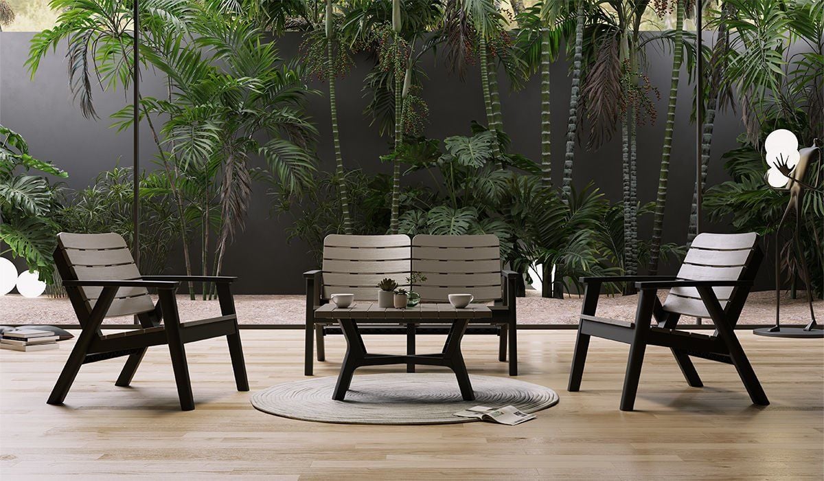 Sera 2+1+1 S Bahçe Balkon Oturma Grubu (Minderli)