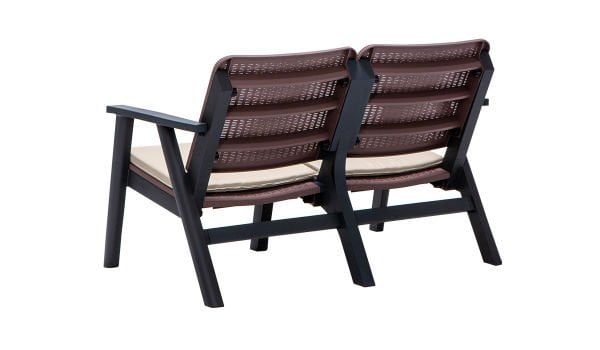 Panora 2+1+1 S Bahçe Balkon Oturma Grubu (Minderli)