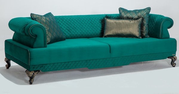 Hürrem Üçlü Koltuk Yeşil