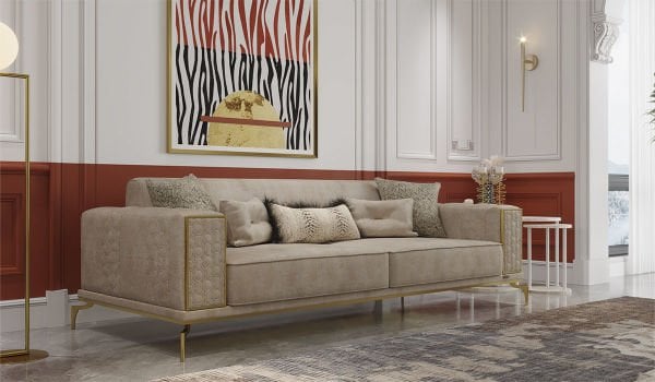 Lexus Üçlü Koltuk Krem