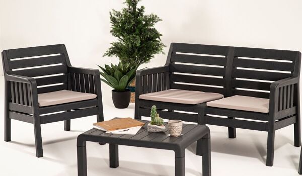 Lara 2+1+1 S Bahçe Oturma Grubu (Minderli) (Kampanyalı)