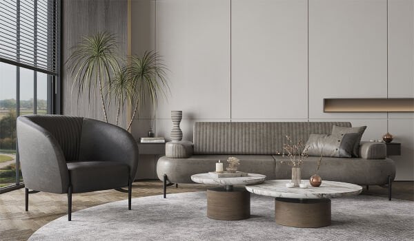 Cross Koltuk Takımı - Gri